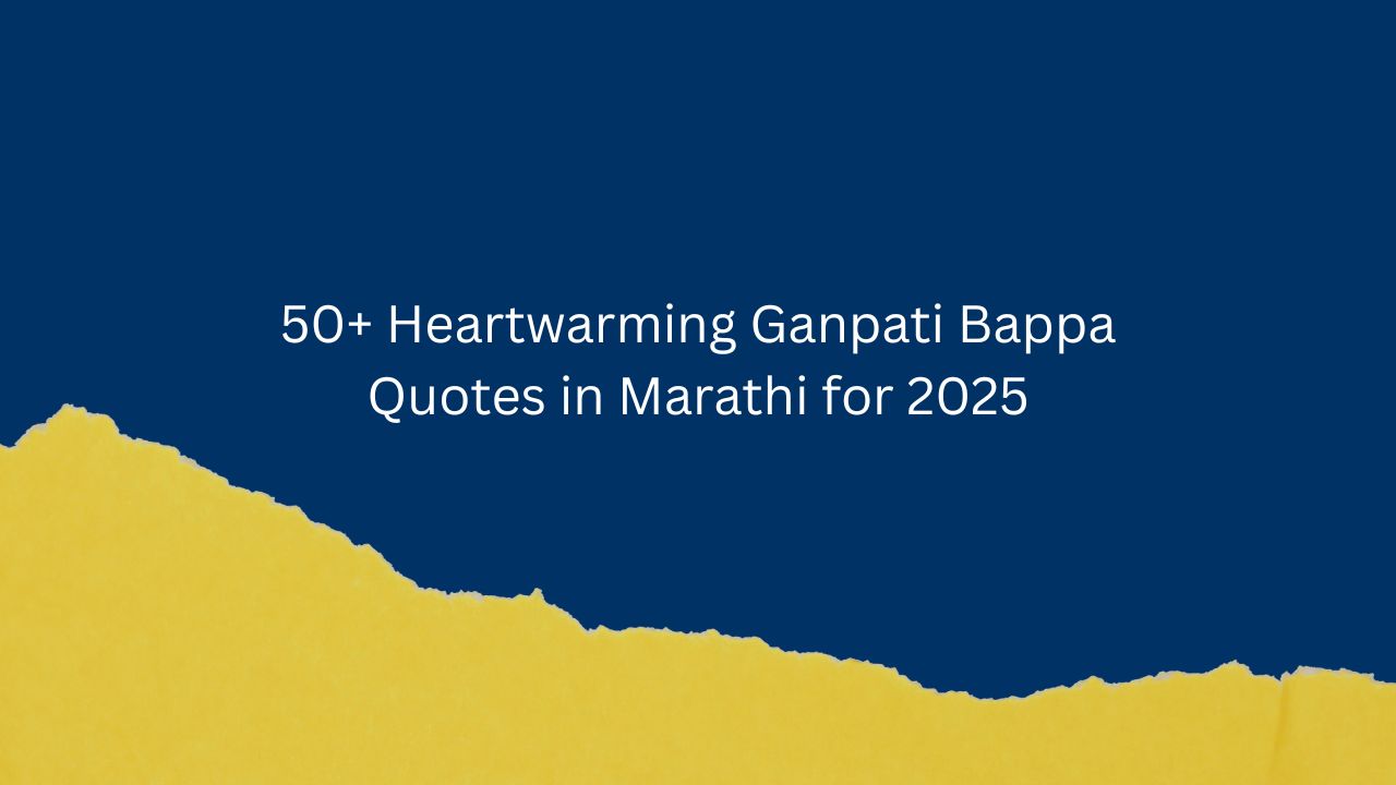 ganpati bappa quotes in marathi